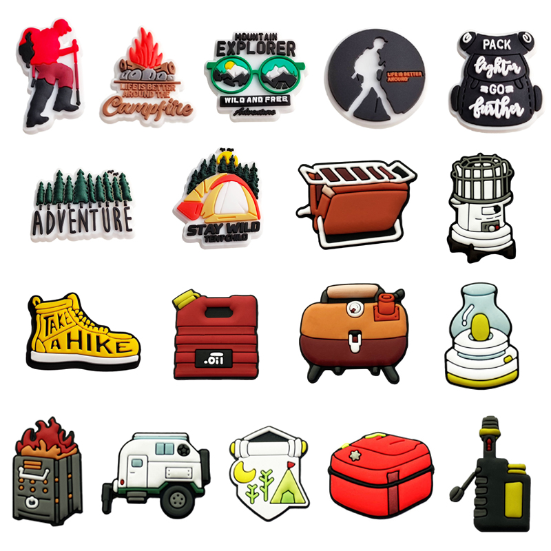 Croc Style Clog - Outdoor Hiking Travel Shoe Charms for