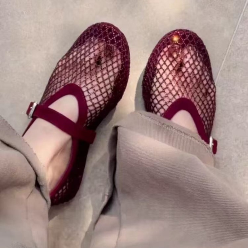 Women'S Shoes In Fashion - Hollow Rhinestone Baotou Sandals Women 2026
