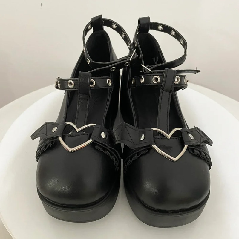 New Sweet Heart Buckle Wedges  - огляд і ціна Women'S Shoes In Fashion