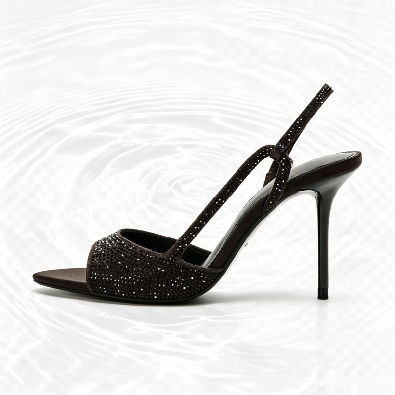 Fashion Crystal Detail Slingba - огляд і ціна Women Shoes Luxury Brand