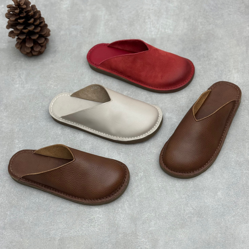 Handmade Genuine Leather Mules - огляд і ціна Slip On Mule Flat