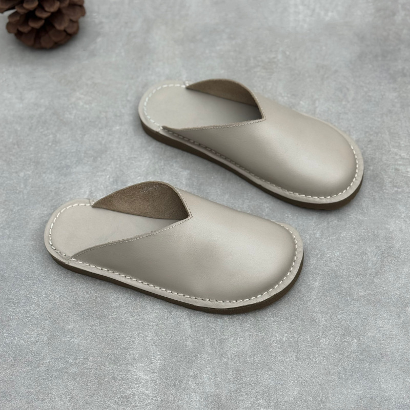 Handmade Genuine Leather Mules - огляд і ціна Slip On Mule Flat