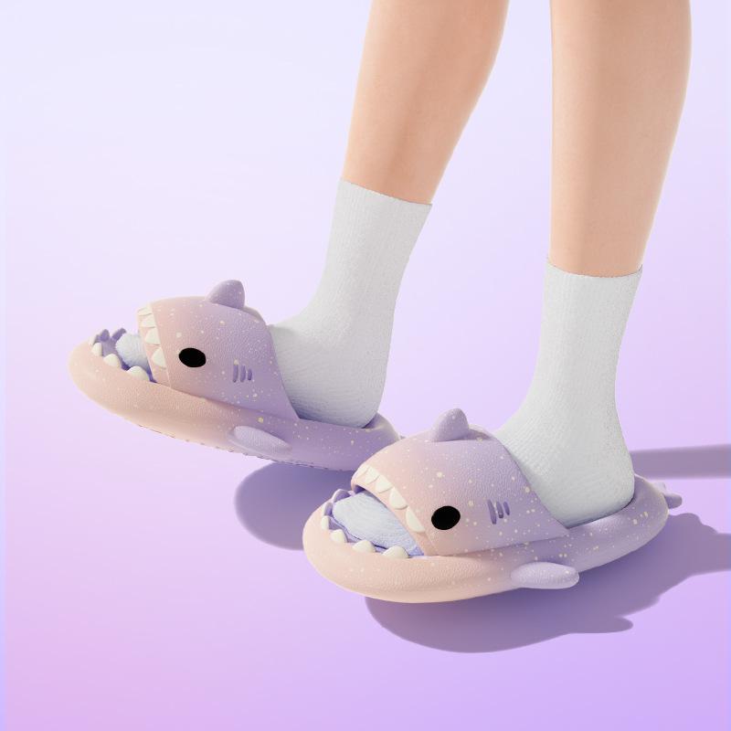 Cute Cartoon Shark Slippers Fo - огляд і ціна Women'S Shoes To Men'S