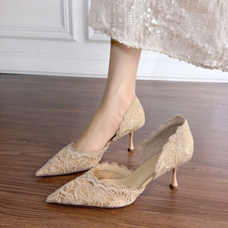 Lace Pointed Toe High Heels Wo - огляд і ціна Women Shoes With Heels