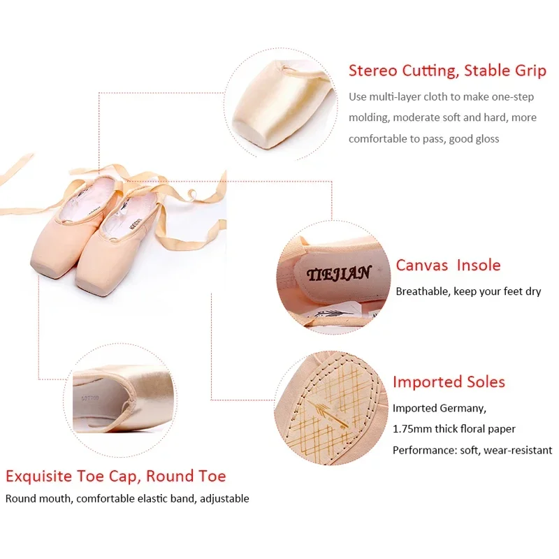TIEJIAN Professional Ballet Po - огляд і ціна Women'S Xc Shoes
