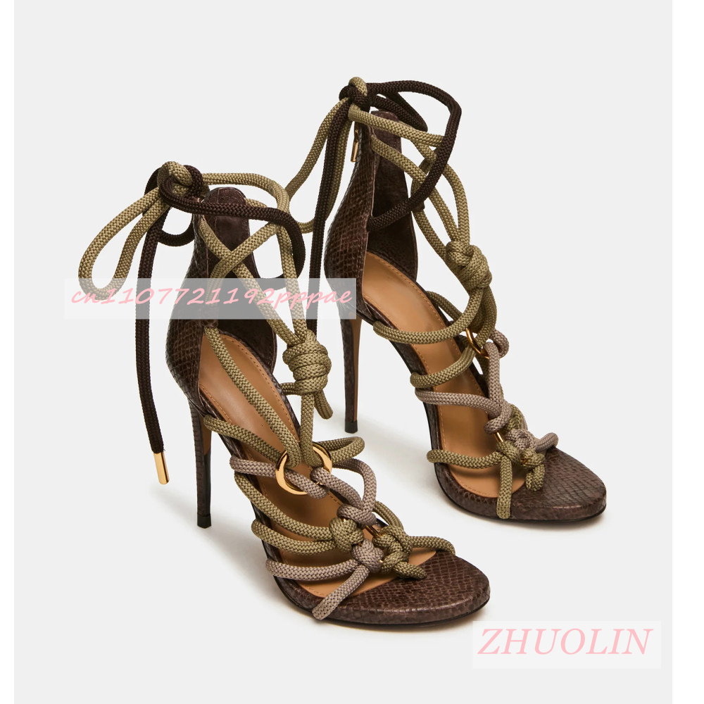 Retro Snakeskin Thick Rope Cri - огляд і ціна Kids Shoes Women